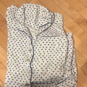Roller Rabbit Blue Heart Pajamas